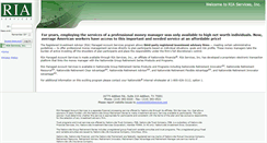 Desktop Screenshot of enrollment.riaservices.net